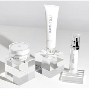 Lorde + Belle Hydrating Cleanser Repair Serum & Hydra-V Moisturizer Skincare NIB